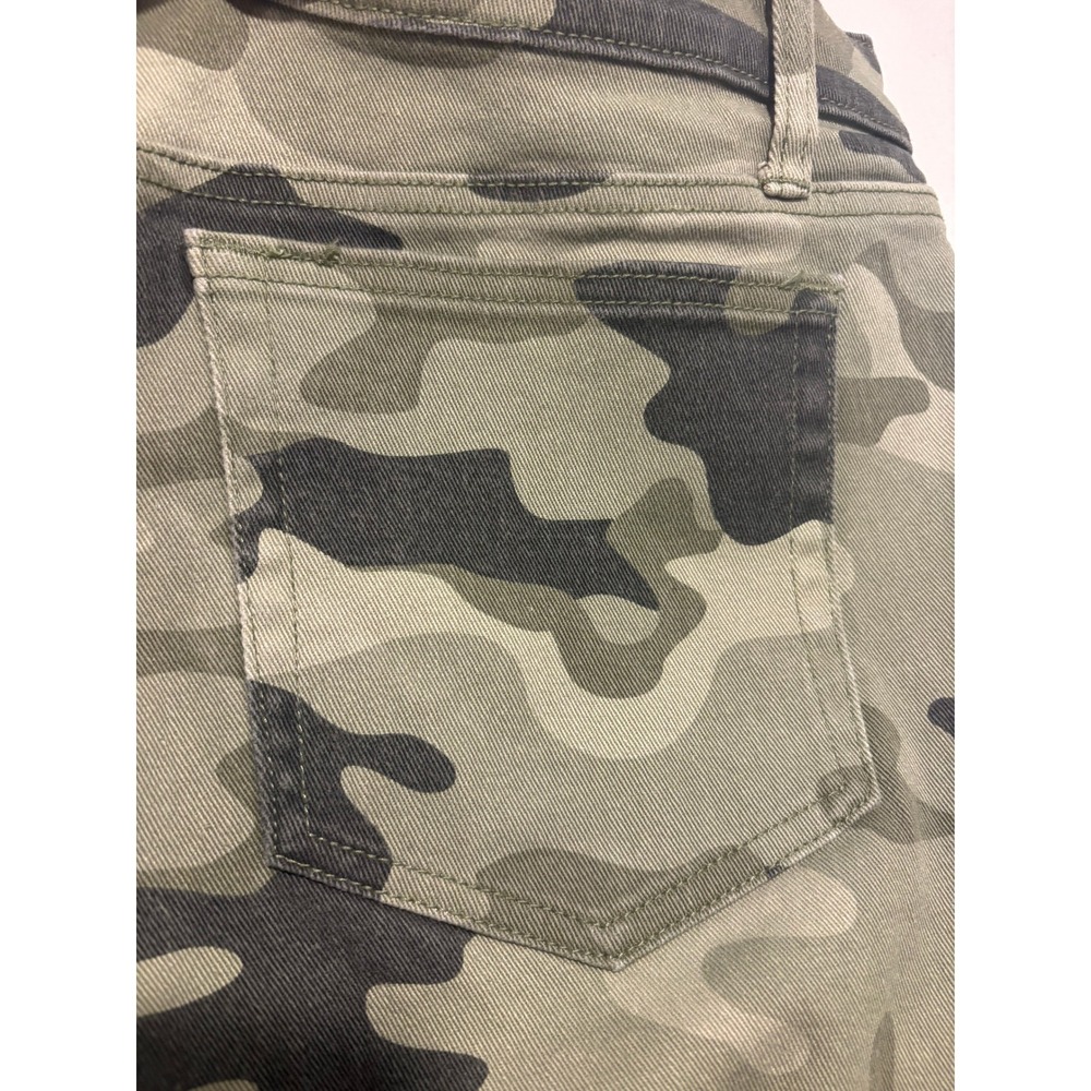 Nili Lotan x Target Camo Print High Rise Pants Green Camouflage Size 14 - Picture 6 of 9